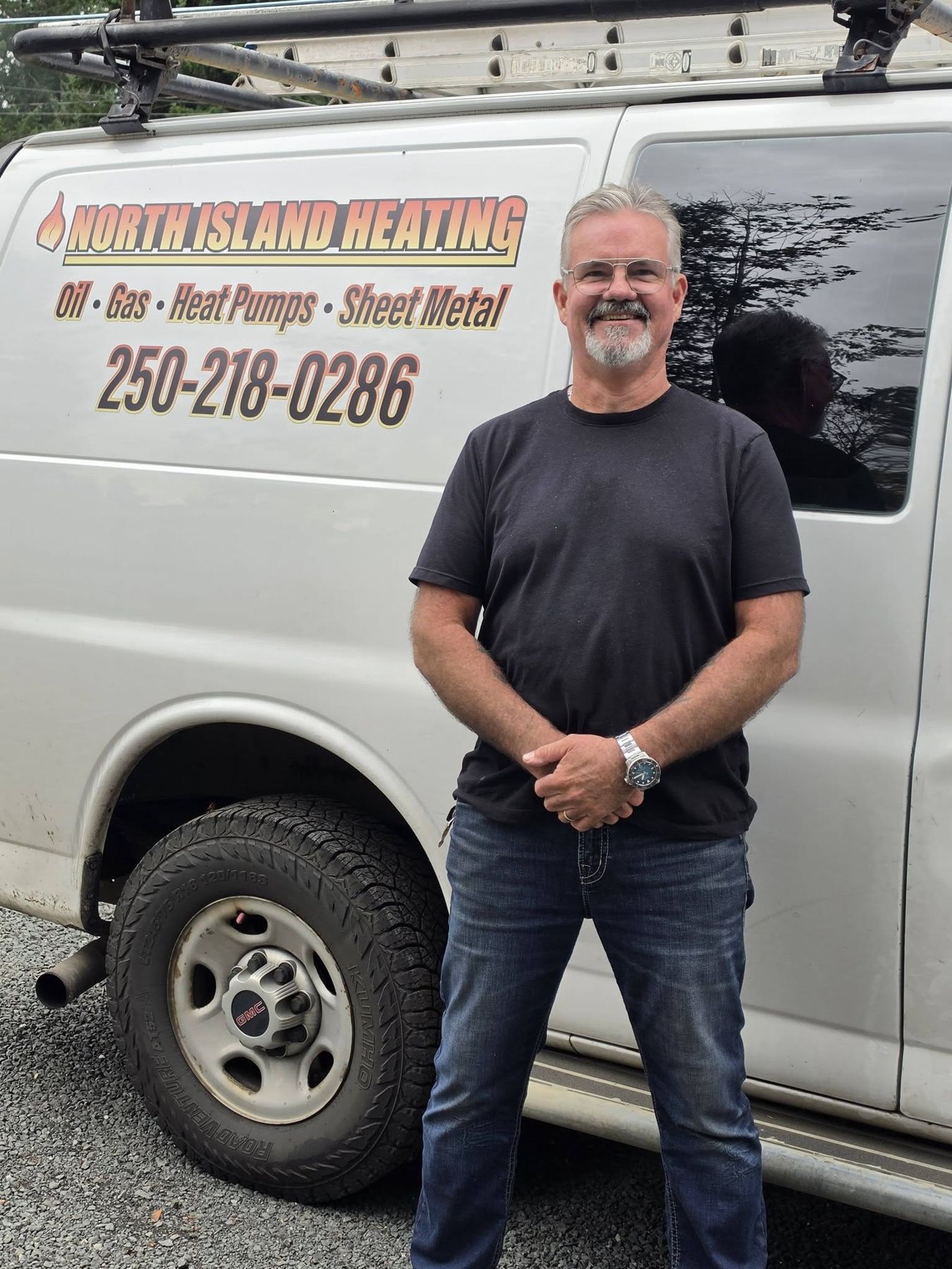 North Island Heating van